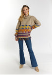 Light Beige Multicolored