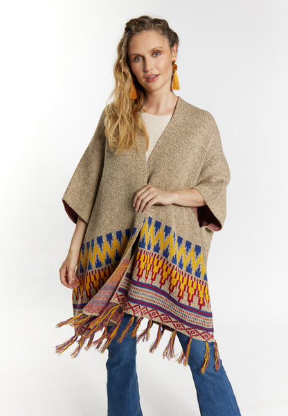 usha FESTIVAL Kobiety Sweter Poncho