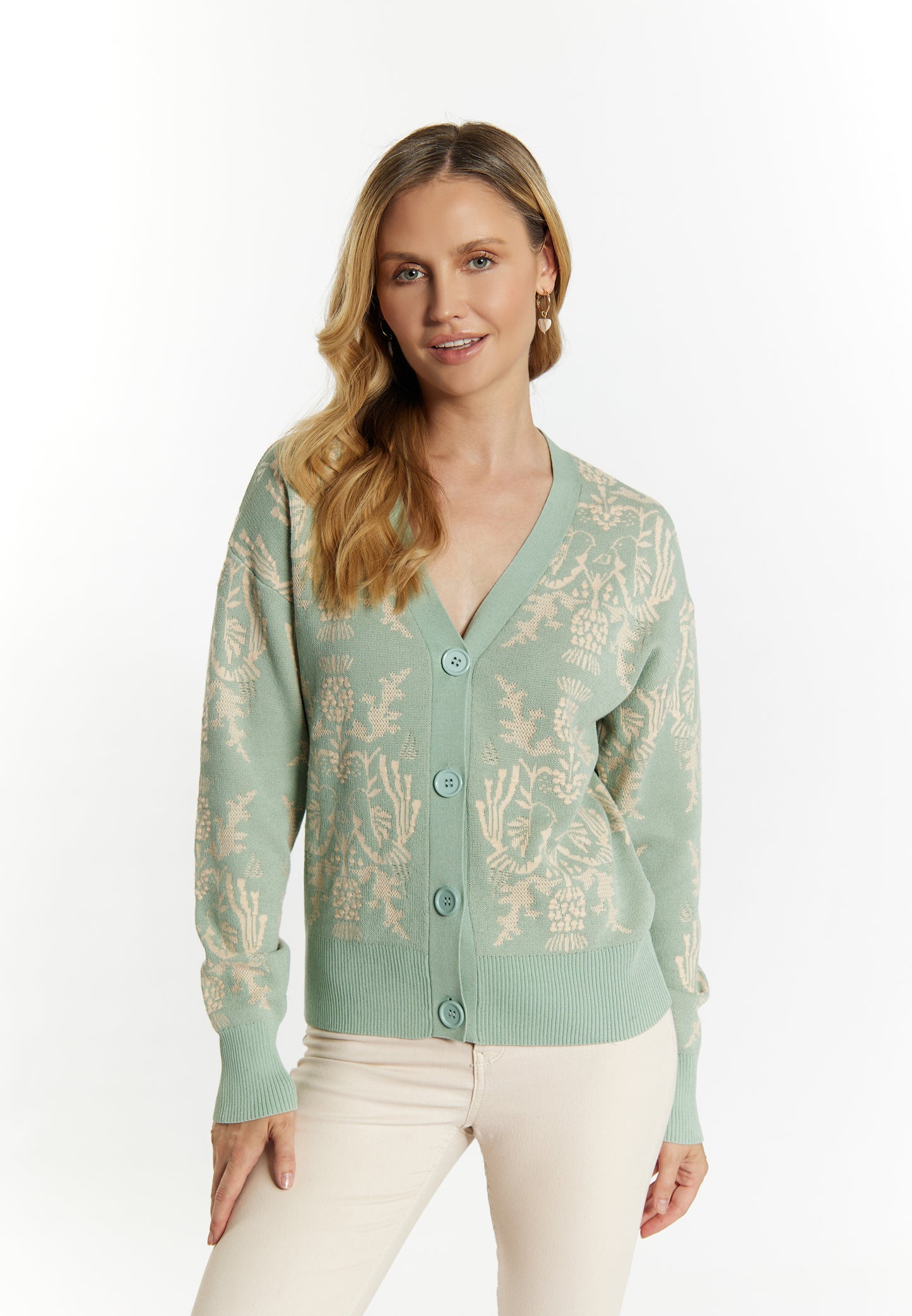 usha Damen Strickjacke