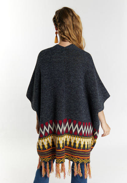 usha FESTIVAL Kobiety Sweter Poncho