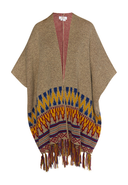 usha FESTIVAL Kobiety Sweter Poncho
