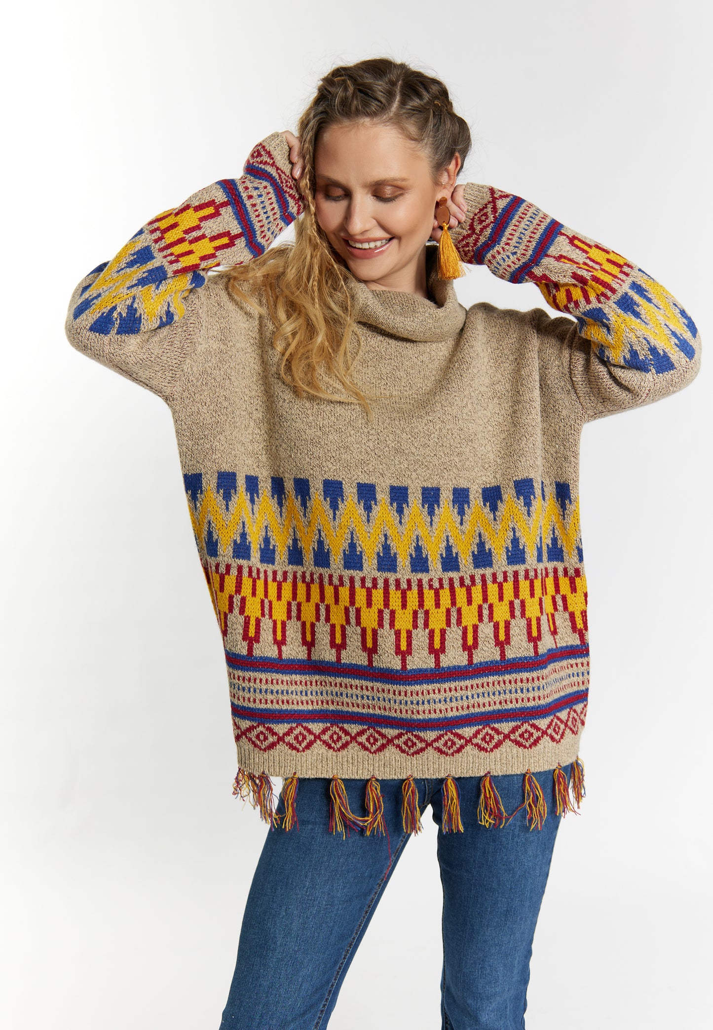 usha FESTIVAL Kobiety Sweter Dziany