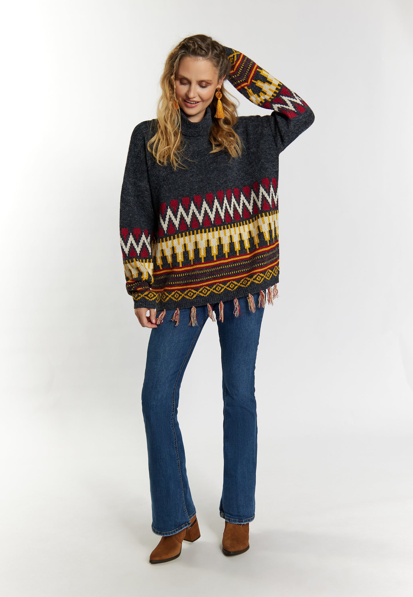usha FESTIVAL Kobiety Sweter Dziany