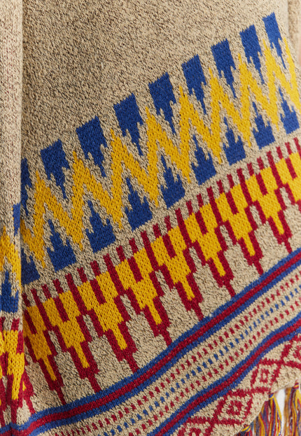 usha FESTIVAL Women's Knit Poncho