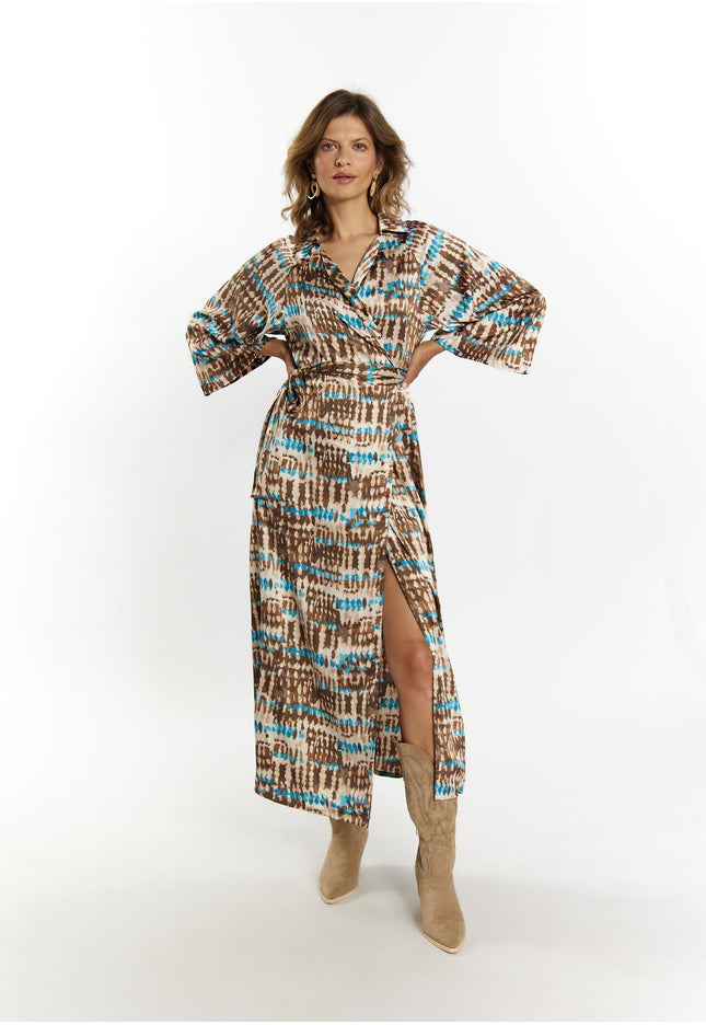 usha FESTIVAL Women's Wrap Dress