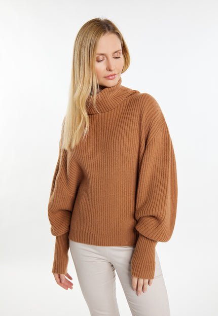 usha WHITE LABEL Women's Turtleneck Sweater