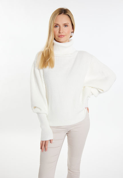 usha WHITE LABEL Women's Turtleneck Sweater