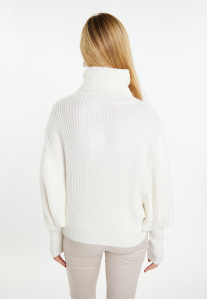 usha WHITE LABEL Women's Turtleneck Sweater