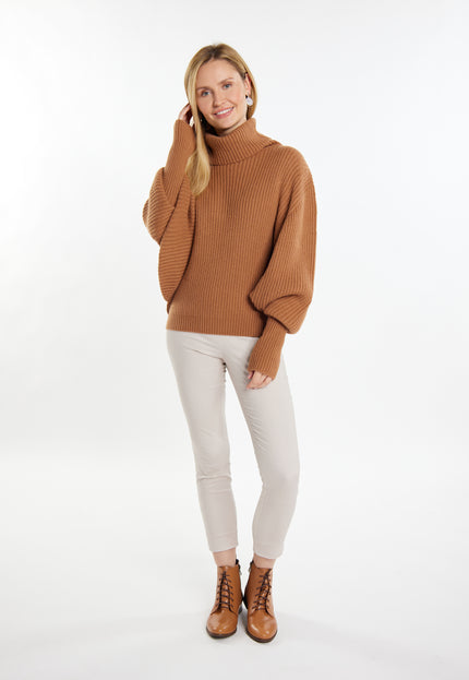 usha WHITE LABEL Women's Turtleneck Sweater