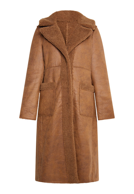 usha FESTIVAL Women's Fake Fur Coat