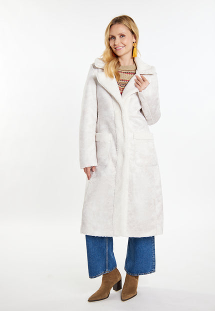 usha FESTIVAL Women's Fake Fur Coat