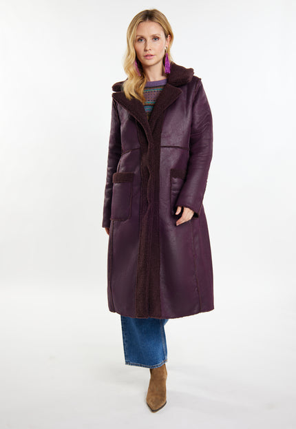 usha FESTIVAL Women's Fake Fur Coat