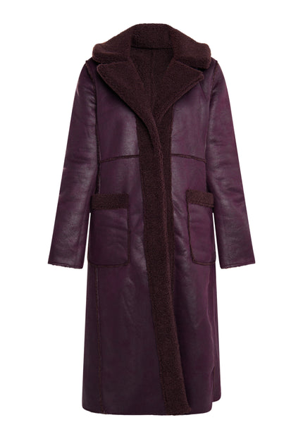 usha FESTIVAL Women's Fake Fur Coat