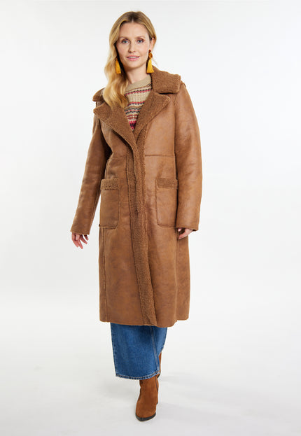 usha FESTIVAL Women's Fake Fur Coat