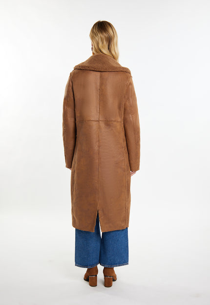 usha FESTIVAL Women's Fake Fur Coat