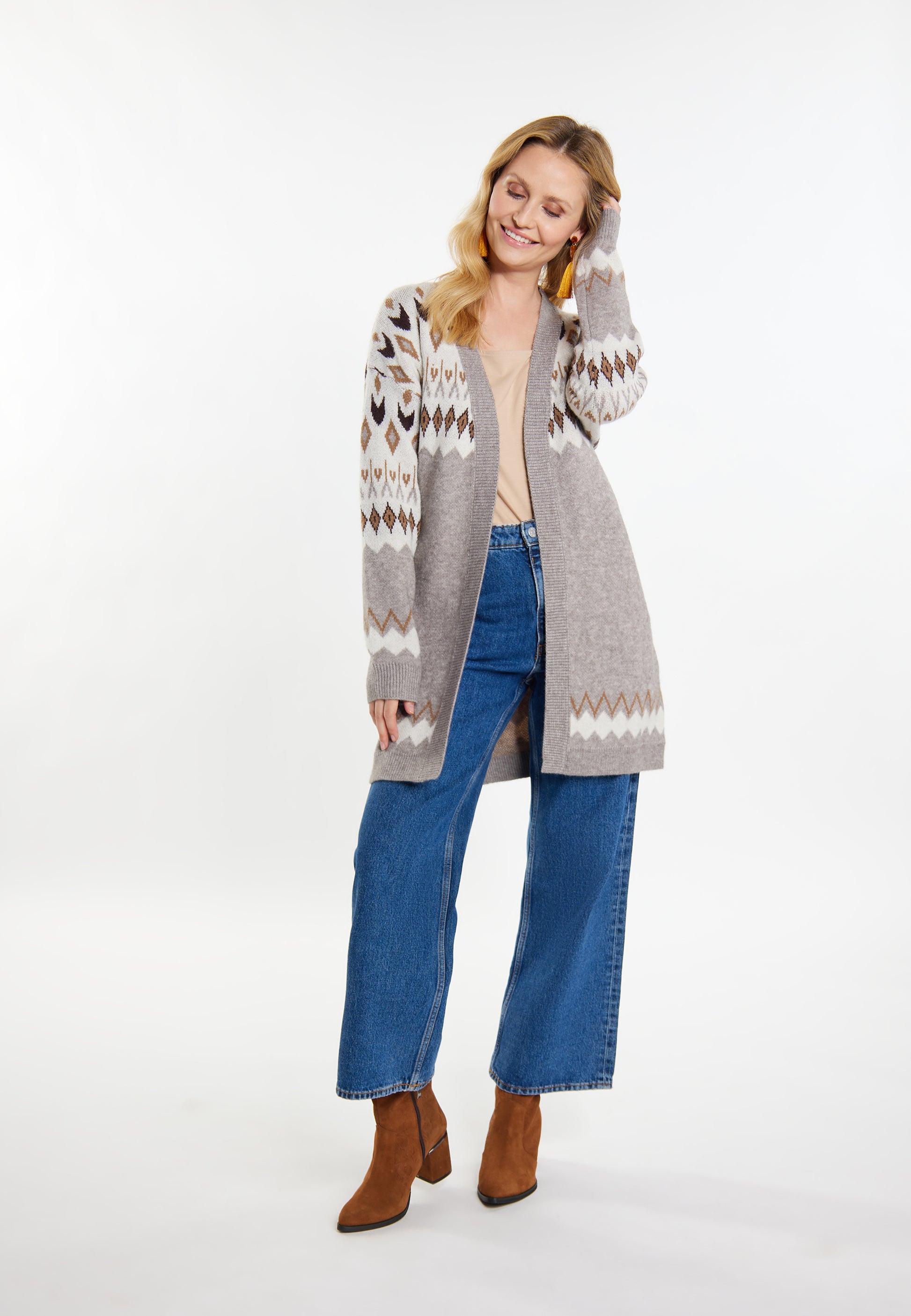 usha FESTIVAL Women's Knit Cardigan