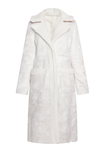 usha FESTIVAL Women's Fake Fur Coat