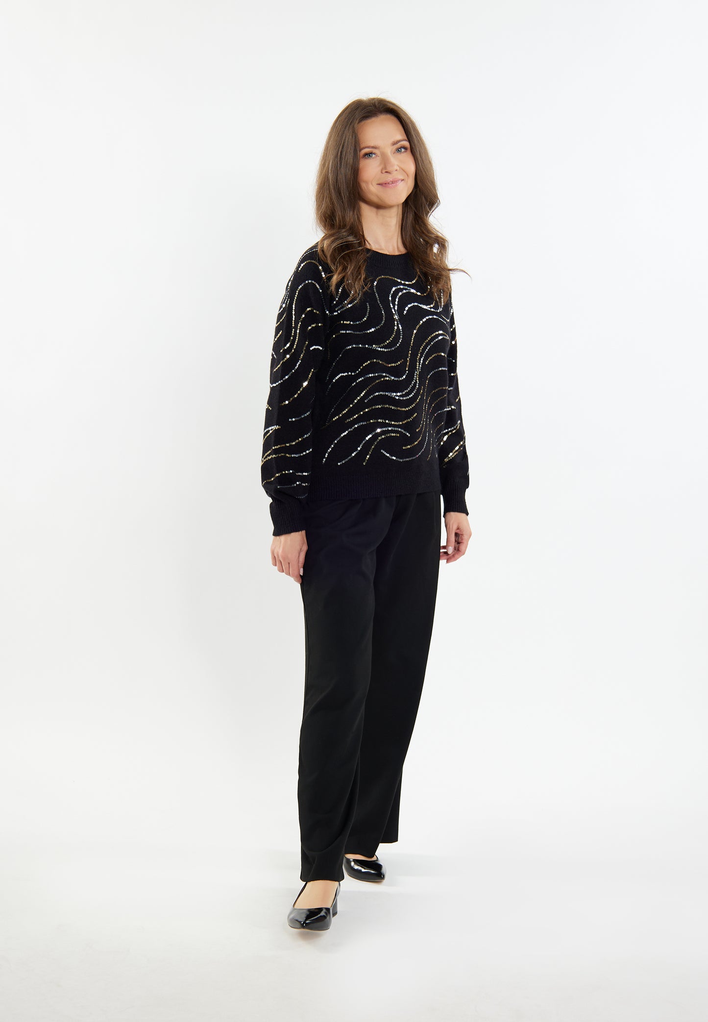 usha BLACK LABEL Women's Knit Sweater