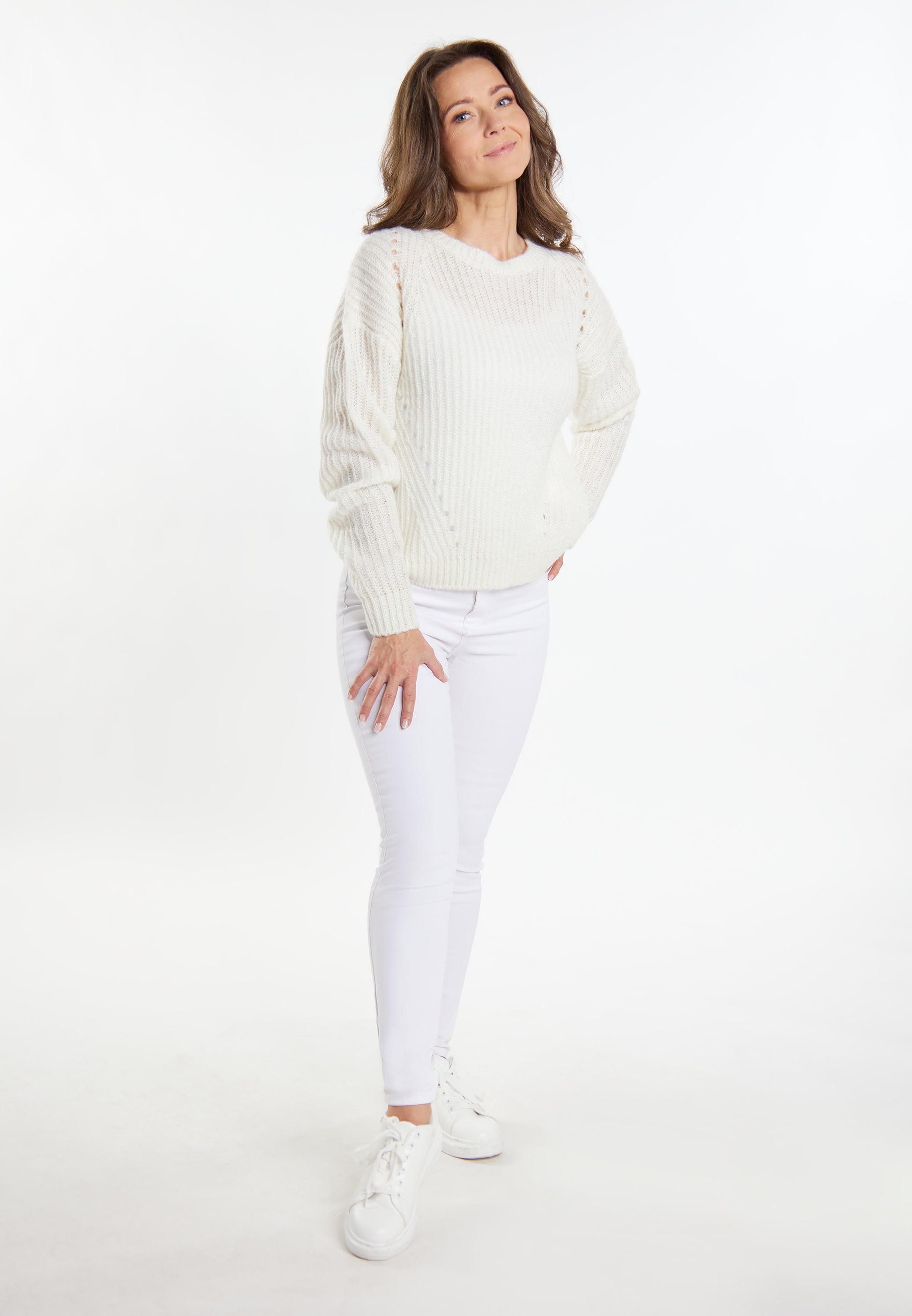 usha WHITE LABEL Women's Knitted Sweater