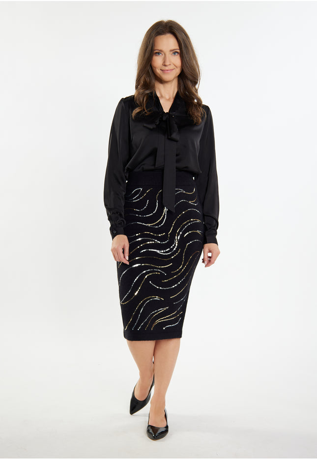 usha BLACK LABEL Women's Midi Skirt