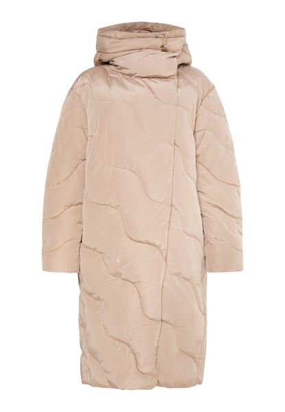 usha Damen Lange Steppjacke