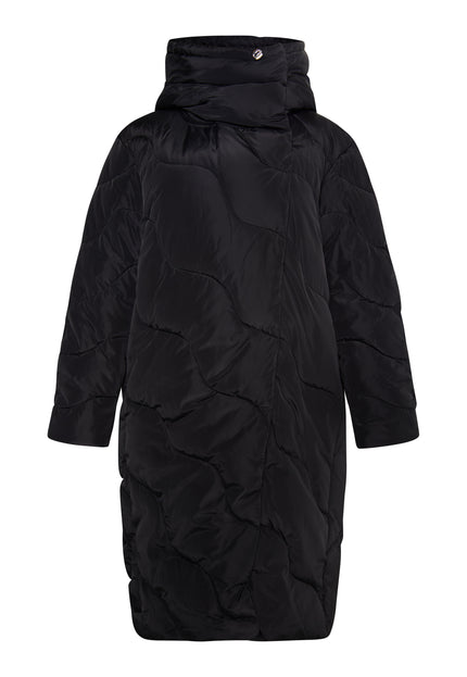 usha Damen Lange Steppjacke
