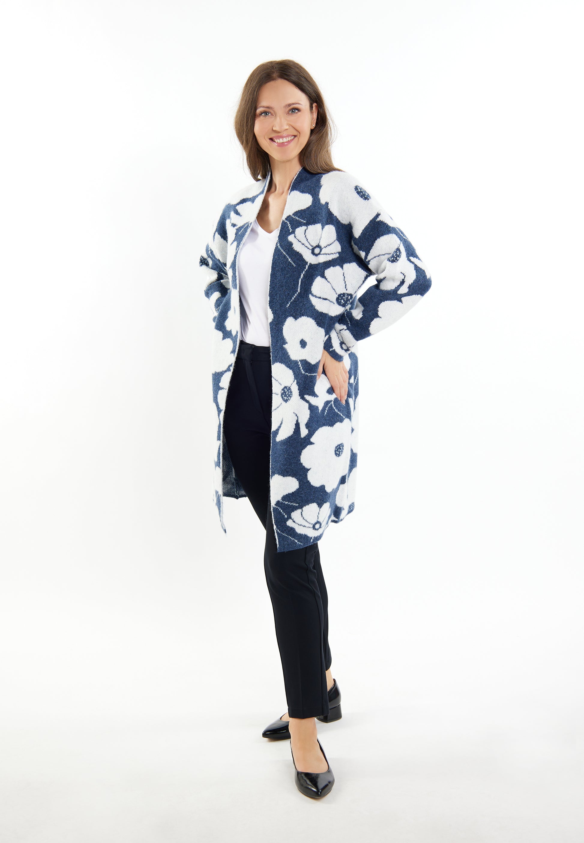 usha Women's Knit Cardigan