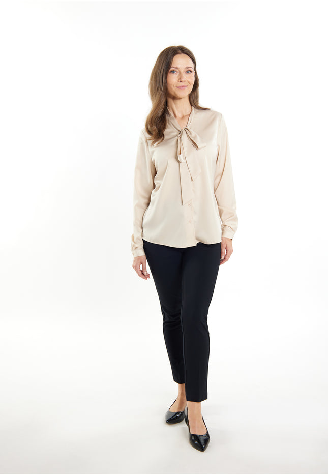 usha BLACK LABEL Women's Long Sleeve Blouse