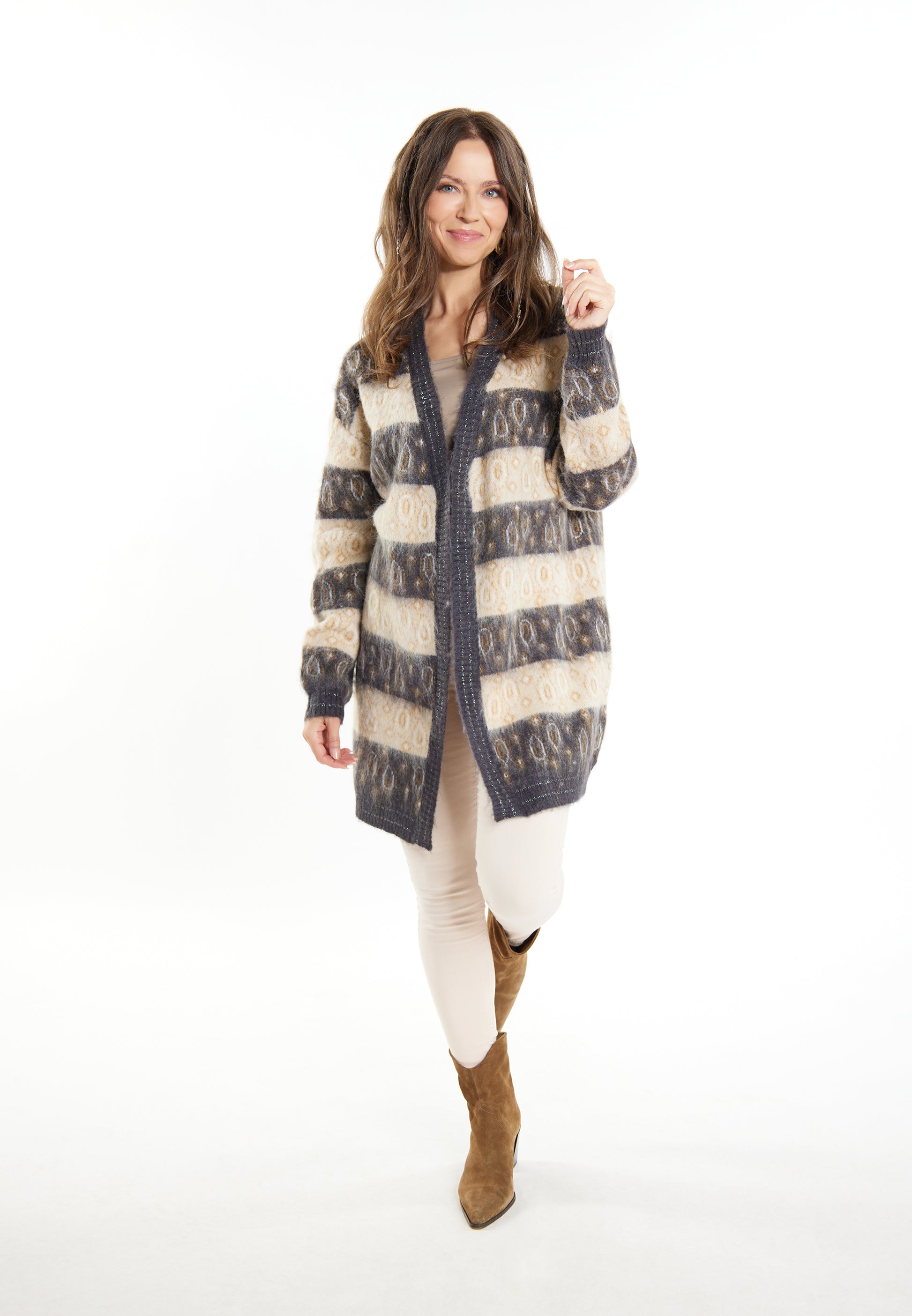 usha FESTIVAL Women's Knit Cardigan