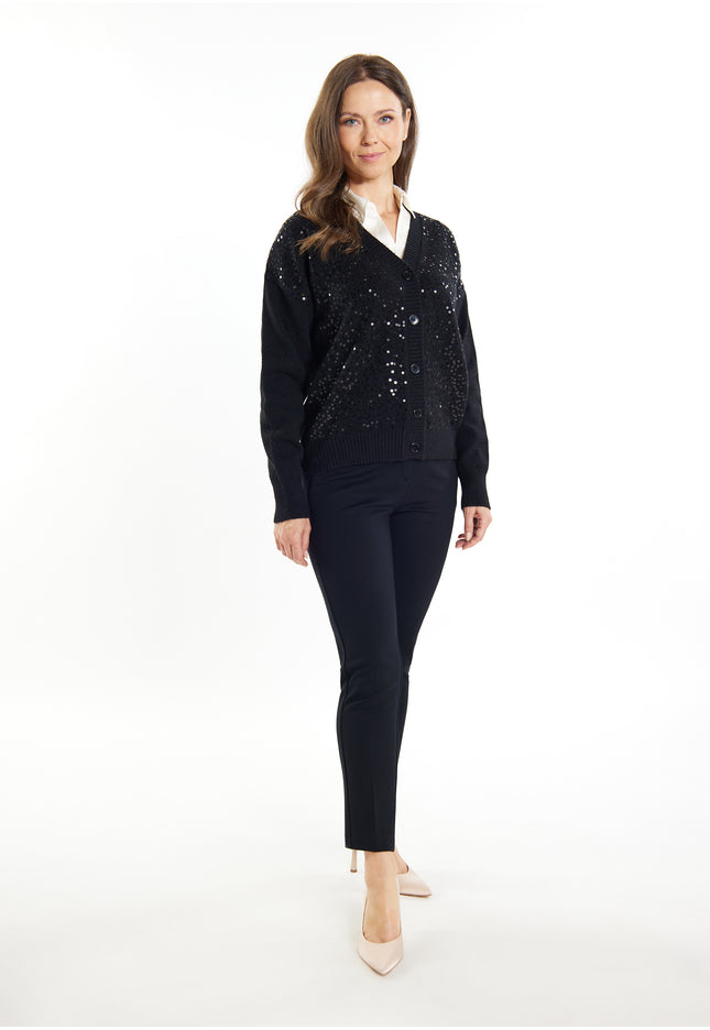 usha BLACK LABEL Women's Knit Cardigan