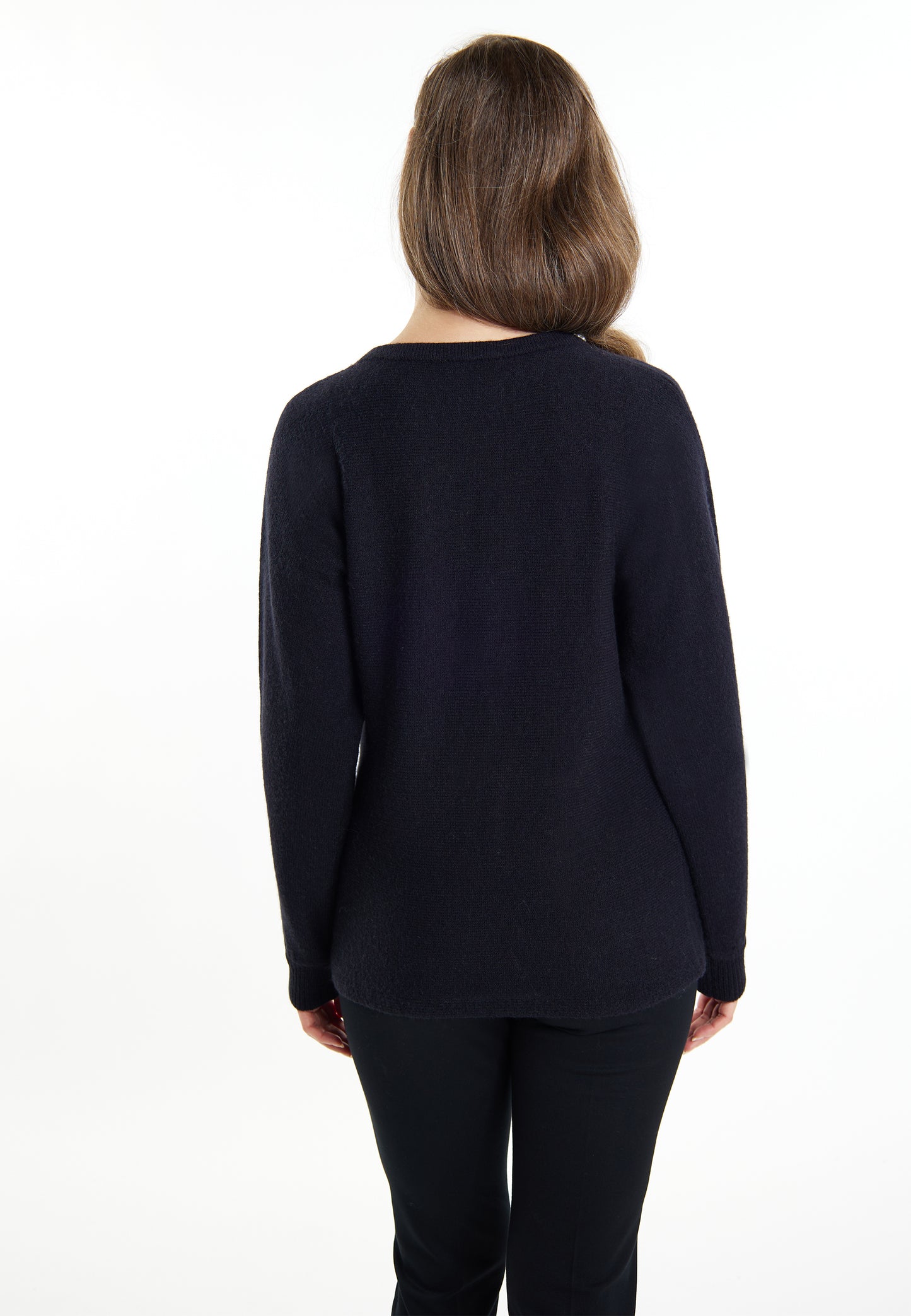 usha Damen Pullover mit Perlen