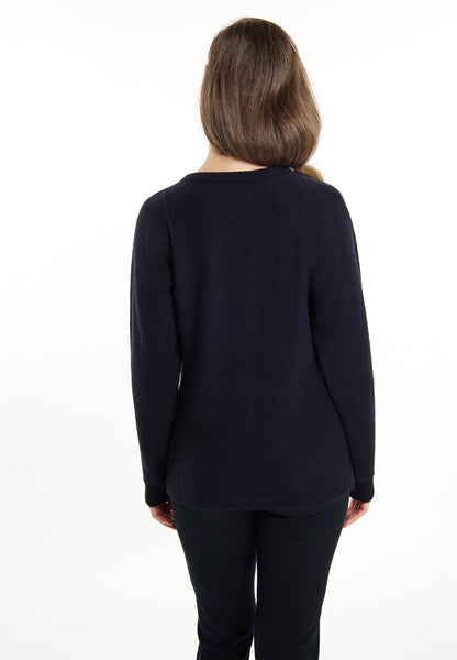 usha Damen Pullover mit Perlen
