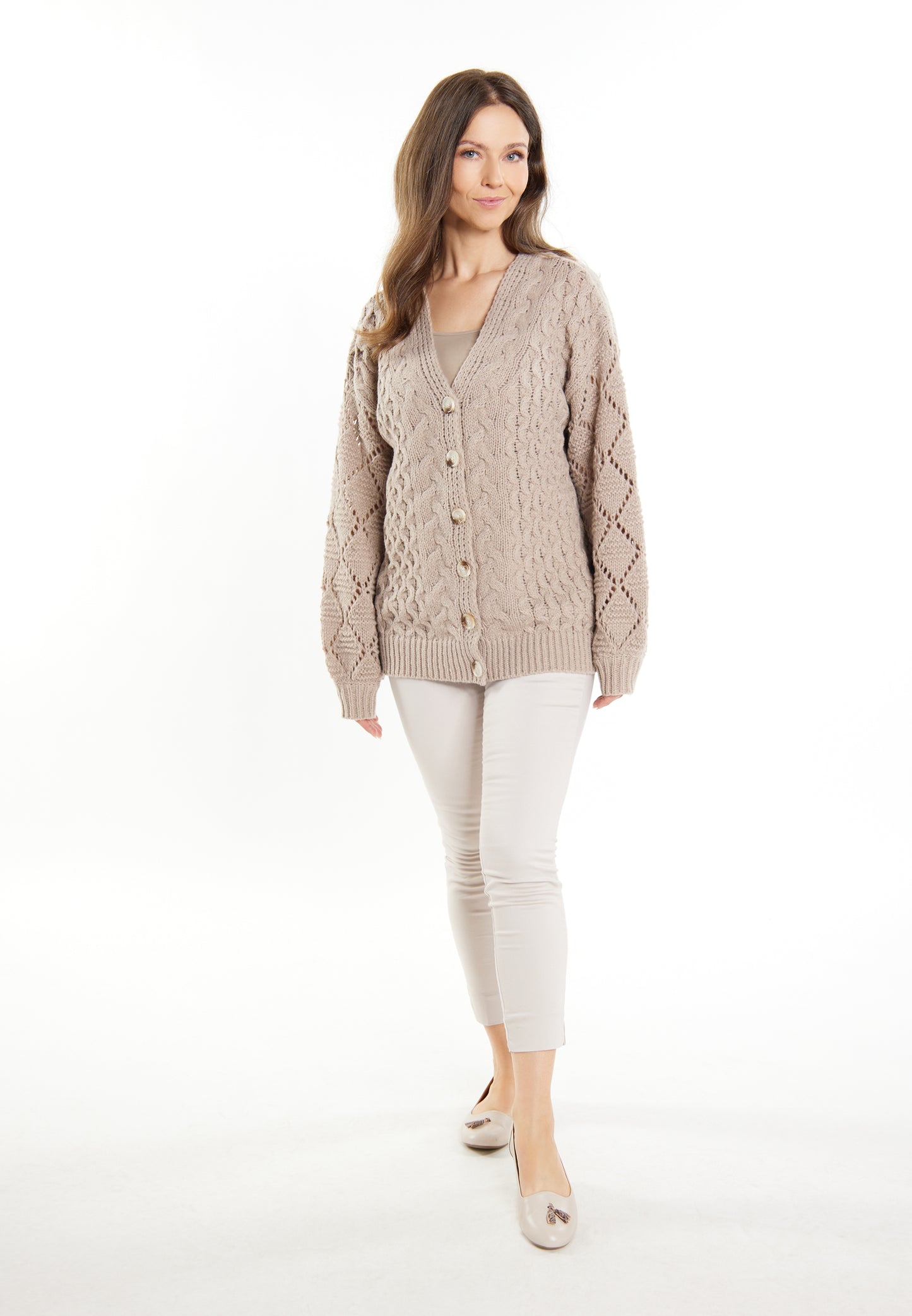 usha Damen Strickjacke
