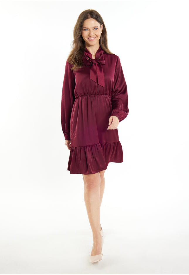 usha BLACK LABEL Women's Midi Dress With Flounce