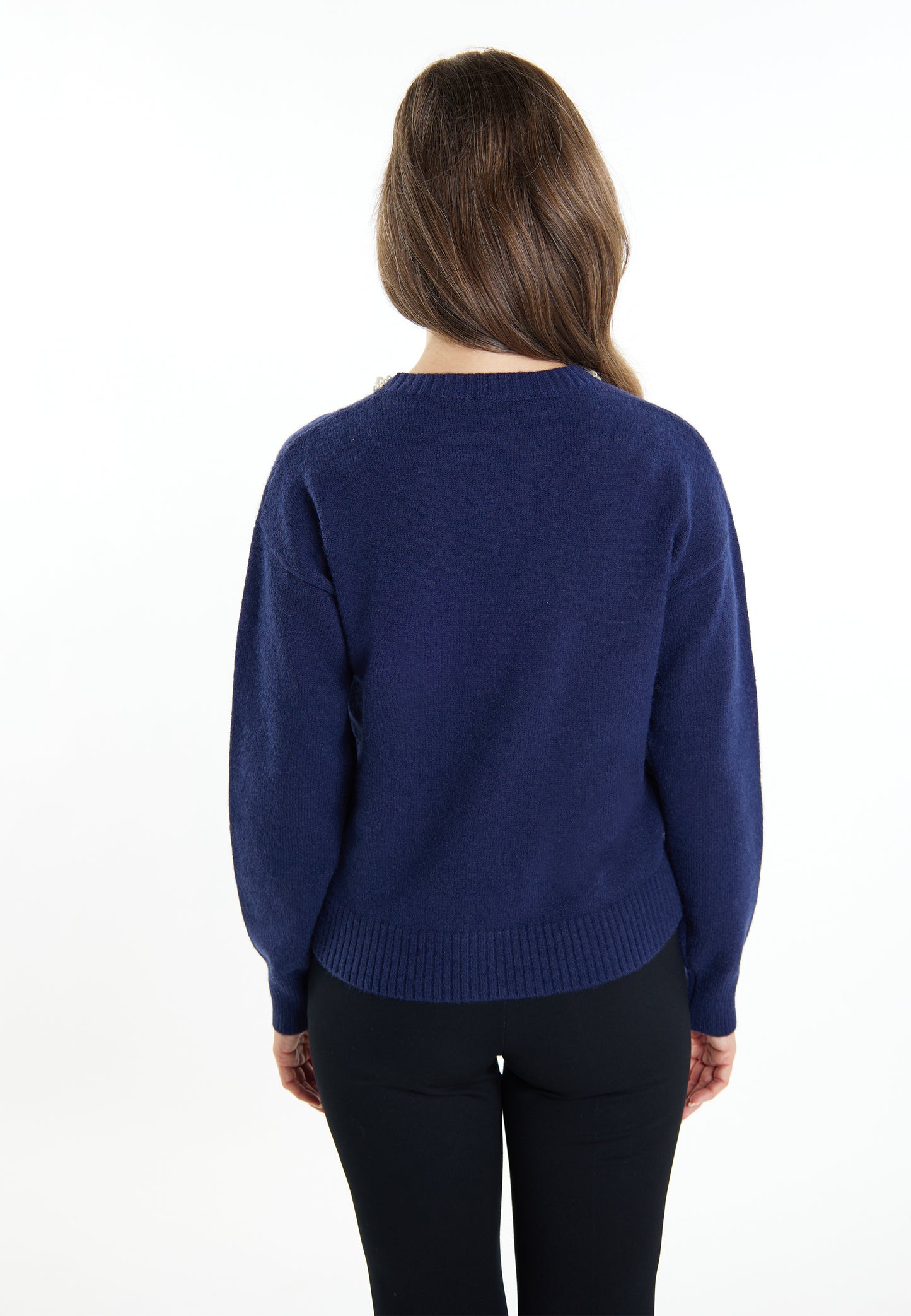 usha Damen Cardigan mit Perlen