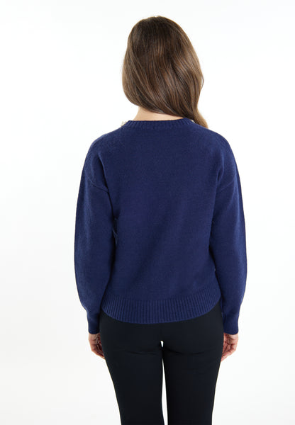 usha Damen Cardigan mit Perlen