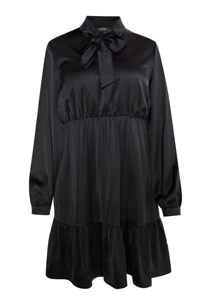usha BLACK LABEL Women's Midi Dress With Flounce