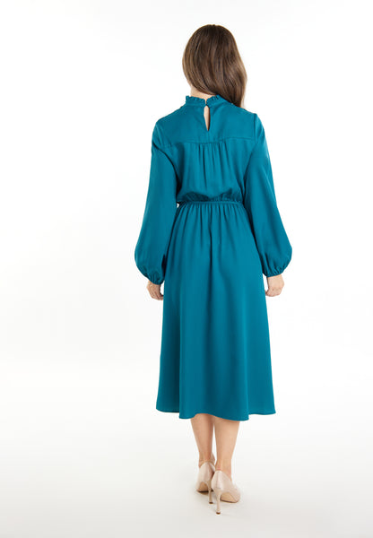 usha Damen Midi Kleid