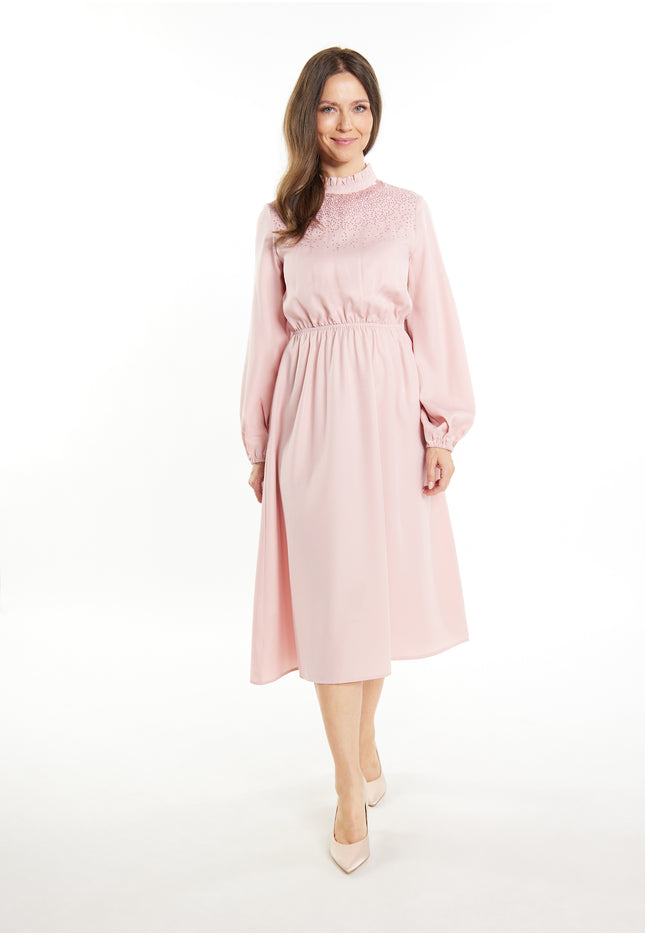 usha Damen Midi Kleid