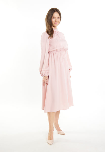 usha Damen Midi Kleid