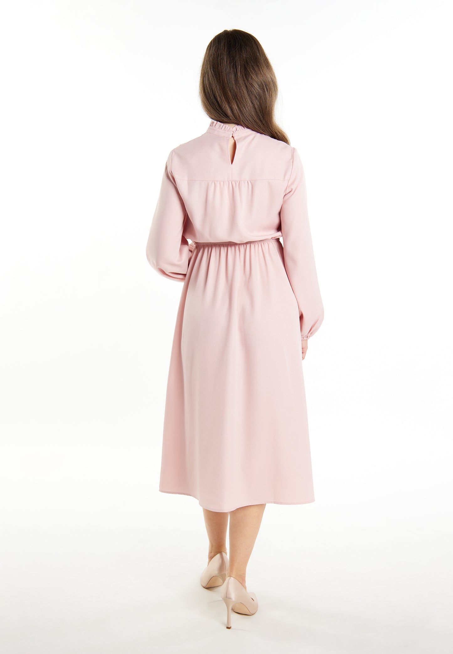 usha Damen Midi Kleid