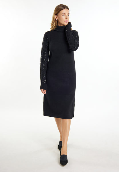 usha BLACK LABEL Women's Knitted Dress With Sequins