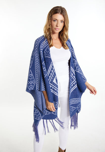 usha FESTIVAL Kobiety Sweter Poncho