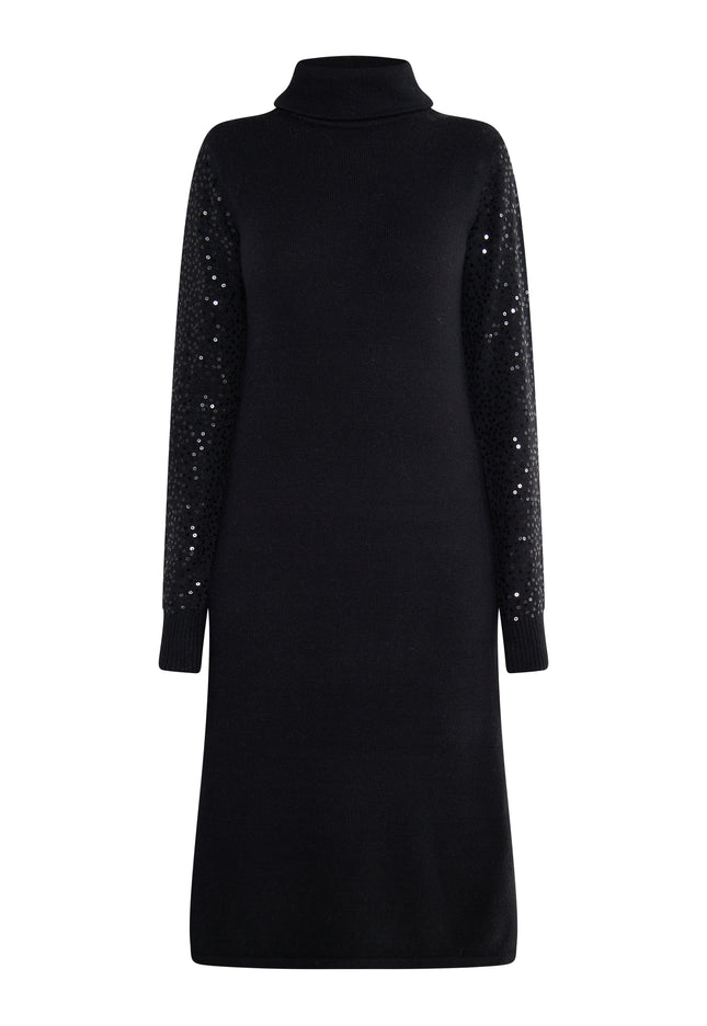 usha BLACK LABEL Women's Knitted Dress With Sequins