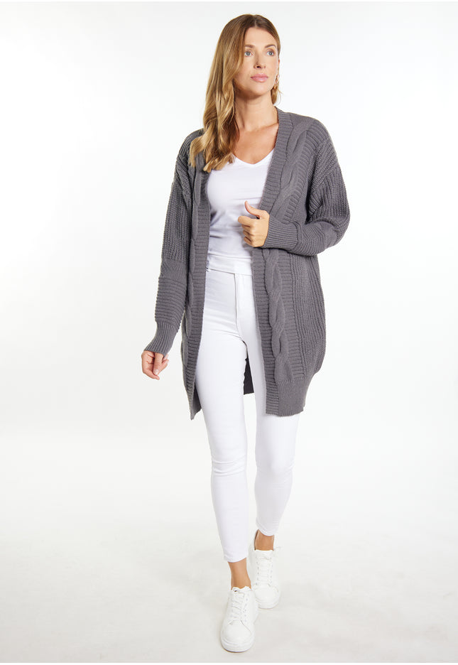 usha WHITE LABEL Women's Long Cardigan