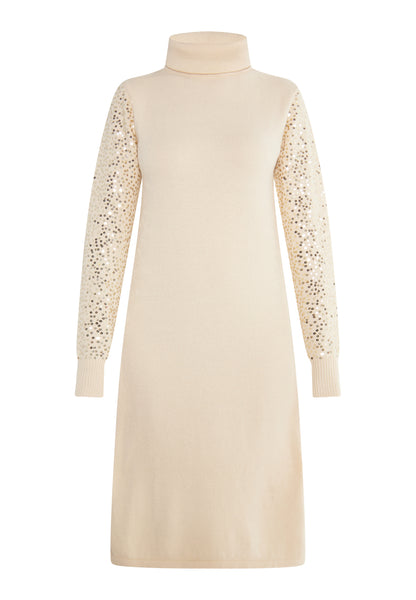 usha BLACK LABEL Women's Knitted Dress With Sequins