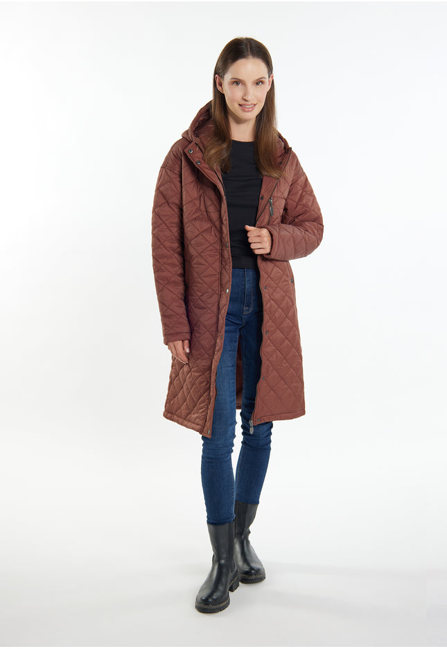 usha Women's Ght Quilted Coat
