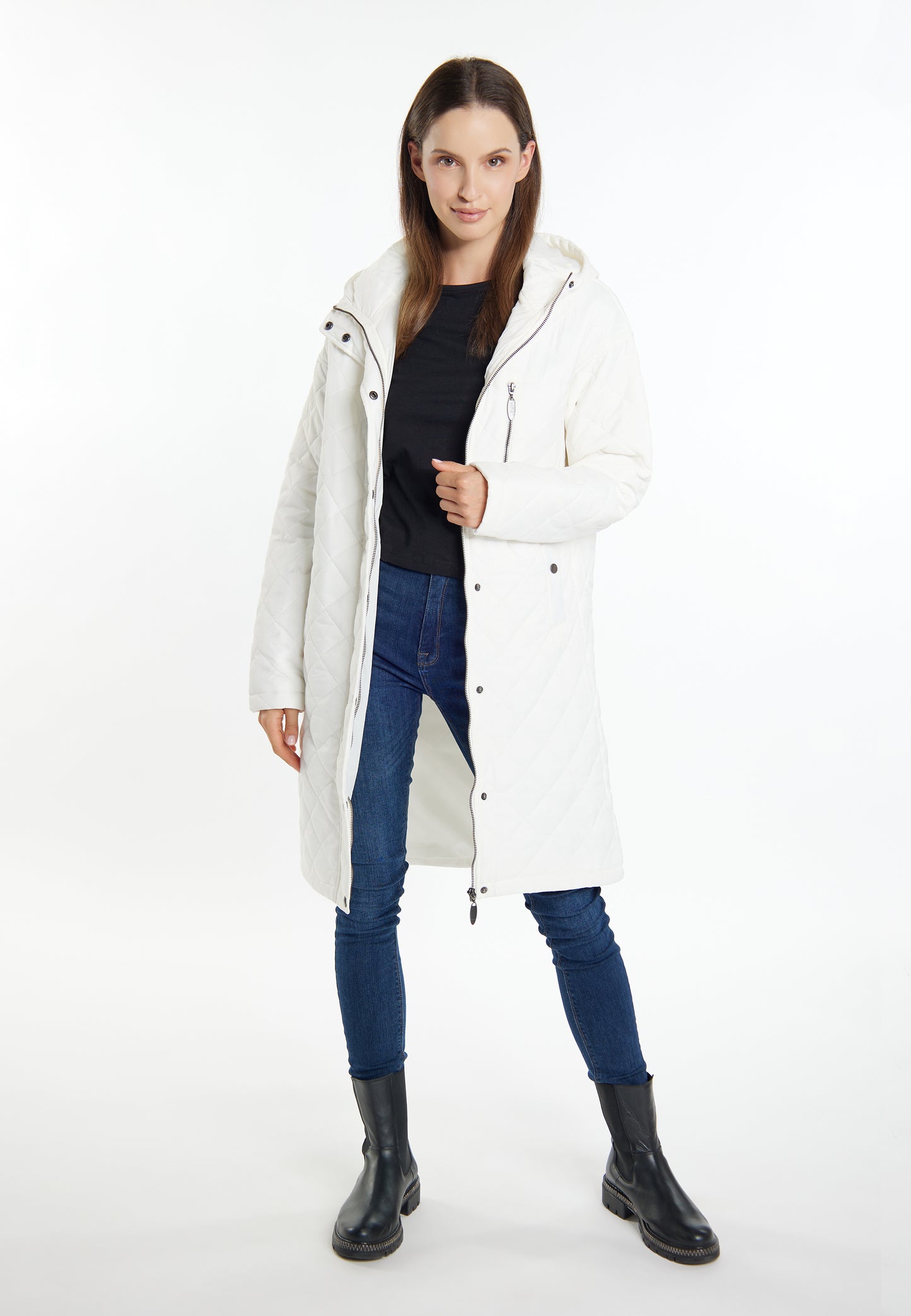 usha Damen Ght Steppmantel