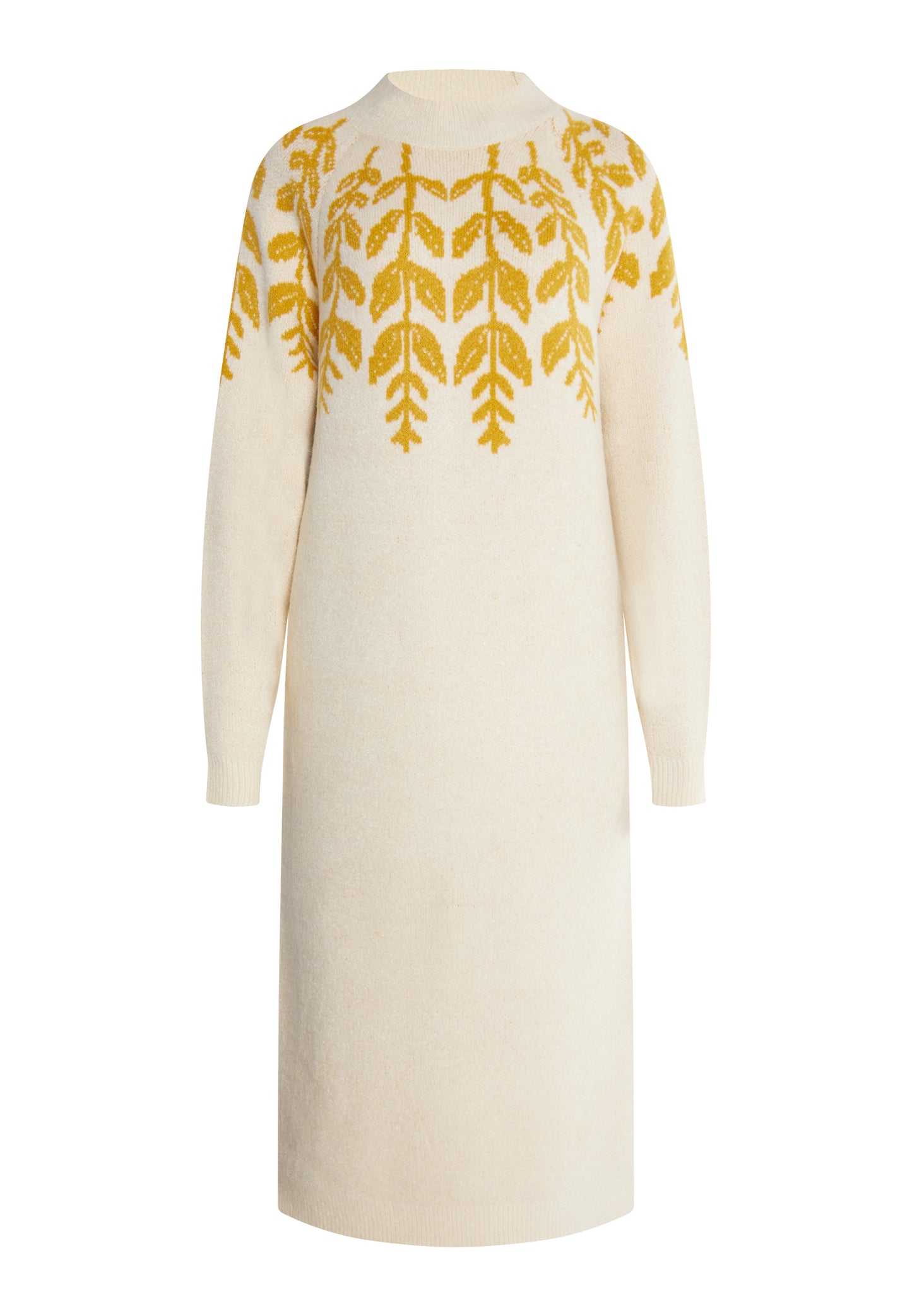 usha Damen Maxi Strick Kleid