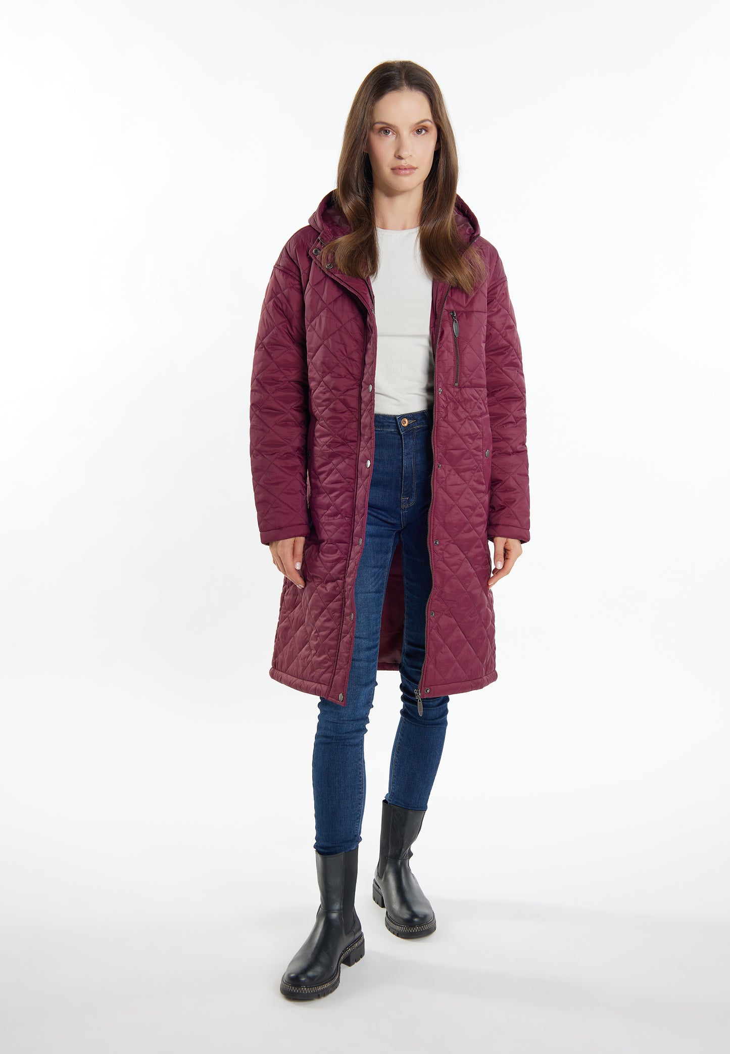 usha Damen Ght Steppmantel